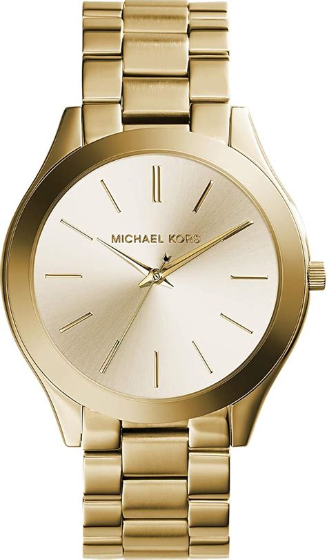 michael kors mk3179 gold|michael kors runway watch slim.